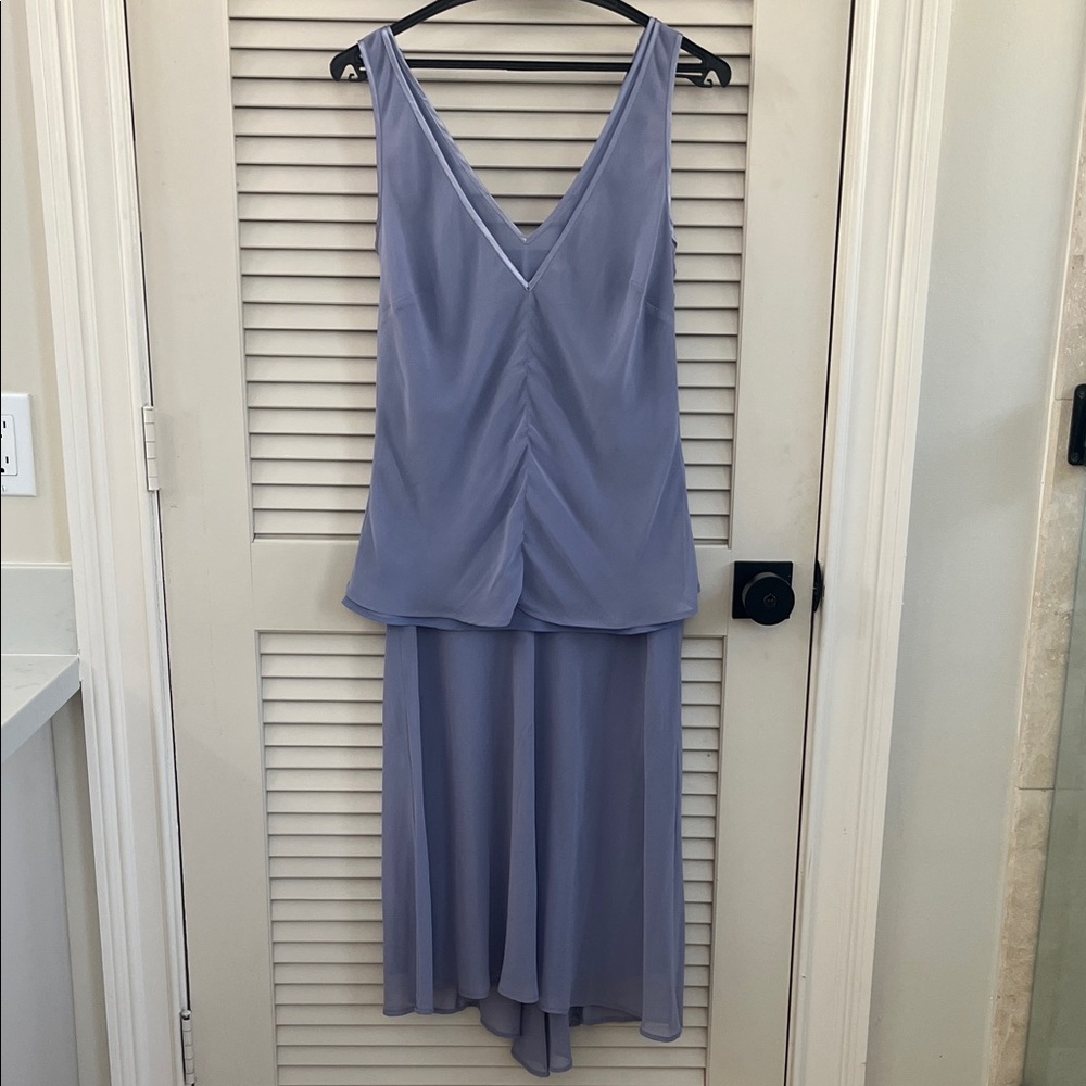 Elegant Lavender Sleeveless 2 piece top and skirt